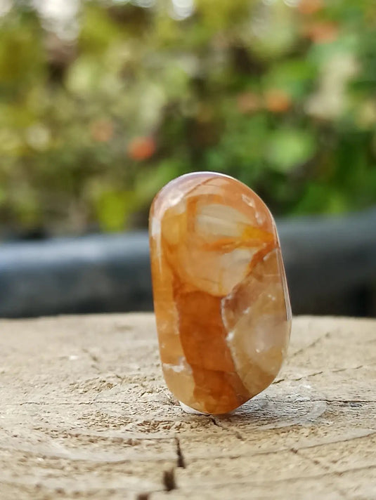 Quartz Hématoïde guérisseur du Brésil pierre roulée Grade A++++ Quartz Hématoïde guérisseur