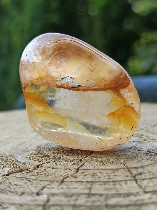 Quartz Hématoïde guérisseur du Brésil pierre roulée Grade A++++ Quartz Hématoïde guérisseur