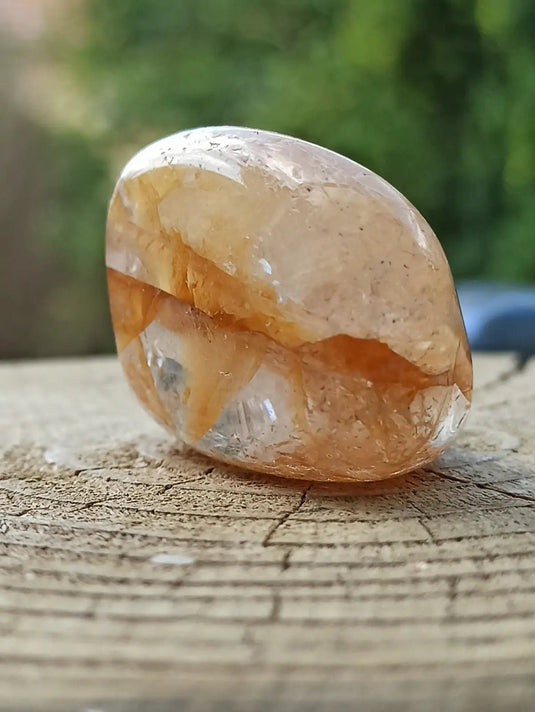 Quartz Hématoïde guérisseur du Brésil pierre roulée Grade A++++ Quartz Hématoïde guérisseur