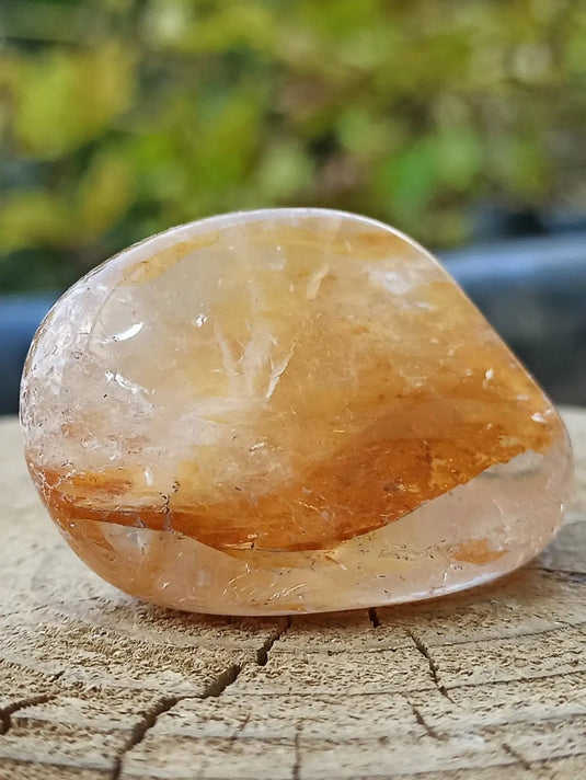Quartz Hématoïde guérisseur du Brésil pierre roulée Grade A++++ Quartz Hématoïde guérisseur