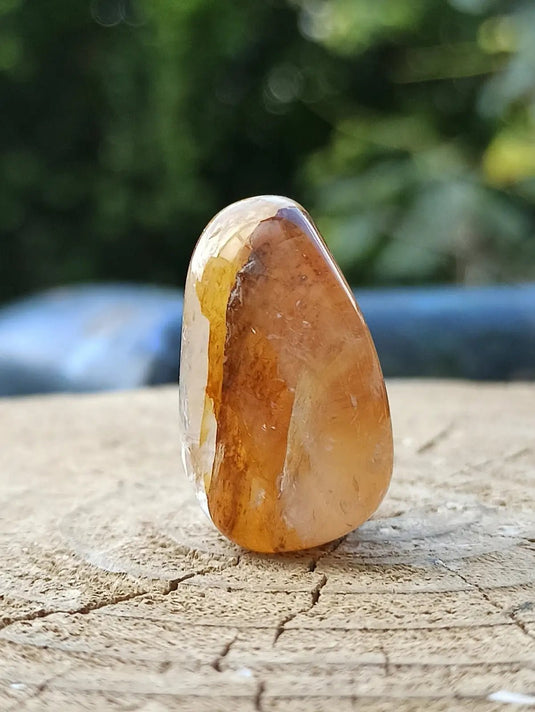 Quartz Hématoïde guérisseur du Brésil pierre roulée Grade A++++ Quartz Hématoïde guérisseur