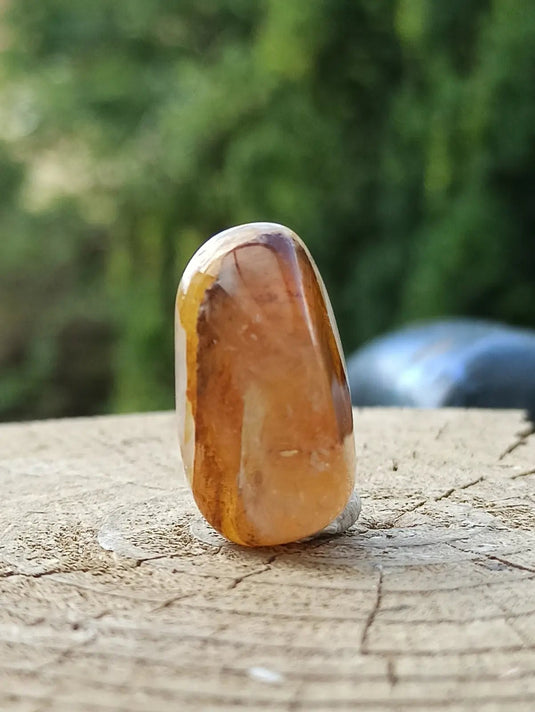 Quartz Hématoïde guérisseur du Brésil pierre roulée Grade A++++ Quartz Hématoïde guérisseur