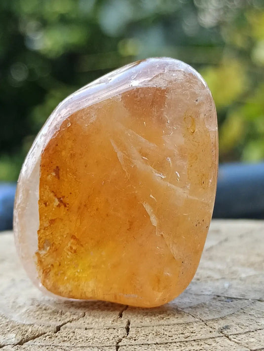 Quartz Hématoïde guérisseur du Brésil pierre roulée Grade A++++ Quartz Hématoïde guérisseur