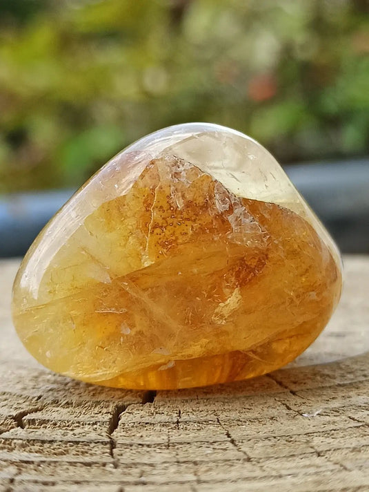Quartz Hématoïde guérisseur du Brésil pierre roulée Grade A++++ Quartz Hématoïde guérisseur