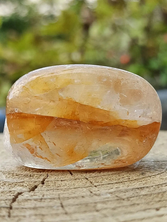 Quartz Hématoïde guérisseur du Brésil pierre roulée Grade A++++ Quartz Hématoïde guérisseur