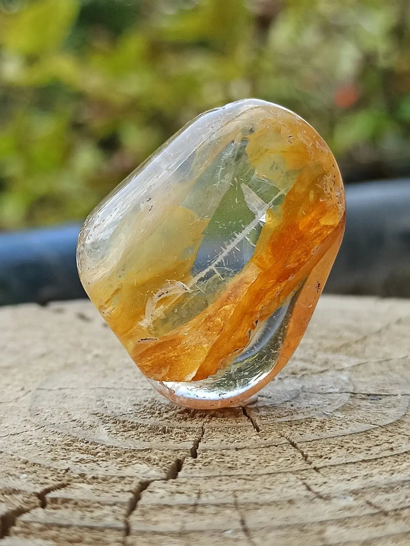 Load image into Gallery viewer, Quartz Hématoïde guérisseur du Brésil pierre roulée Grade A++++ Quartz Hématoïde guérisseur
