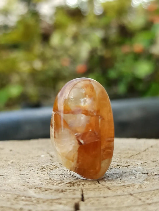 Quartz Hématoïde guérisseur du Brésil pierre roulée Grade A++++ Quartz Hématoïde guérisseur