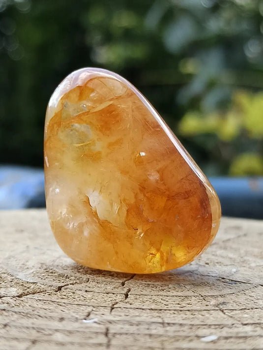 Quartz Hématoïde guérisseur du Brésil pierre roulée Grade A++++ Quartz Hématoïde guérisseur