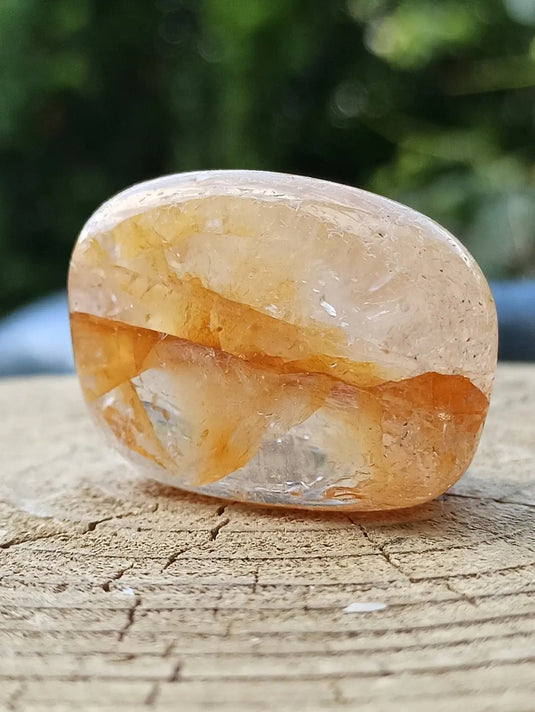 Quartz Hématoïde guérisseur du Brésil pierre roulée Grade A++++ Quartz Hématoïde guérisseur