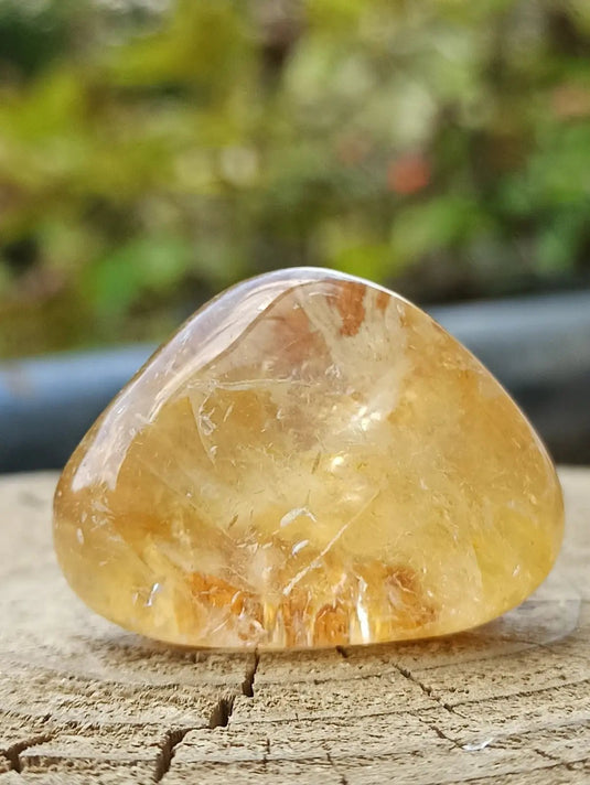 Quartz Hématoïde guérisseur du Brésil pierre roulée Grade A++++ Quartz Hématoïde guérisseur