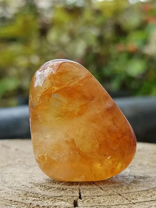 Quartz Hématoïde guérisseur du Brésil pierre roulée Grade A++++ Quartz Hématoïde guérisseur