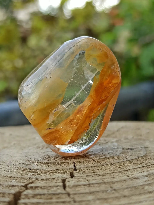 Quartz Hématoïde guérisseur du Brésil pierre roulée Grade A++++ Quartz Hématoïde guérisseur