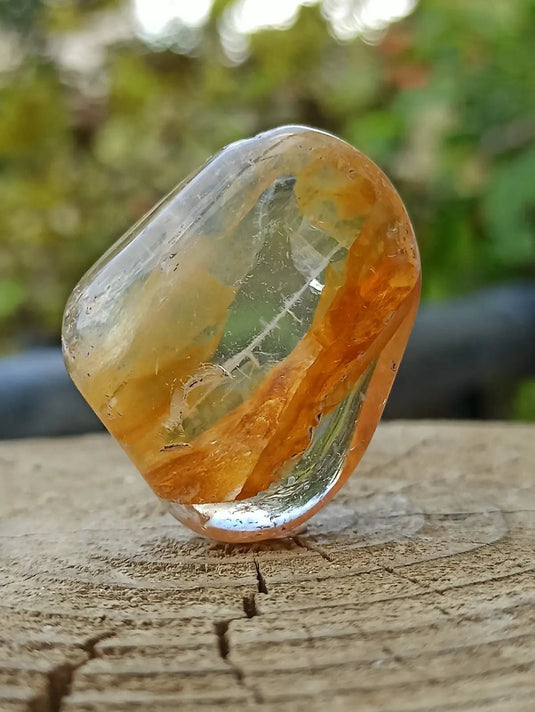 Quartz Hématoïde guérisseur du Brésil pierre roulée Grade A++++ Quartz Hématoïde guérisseur