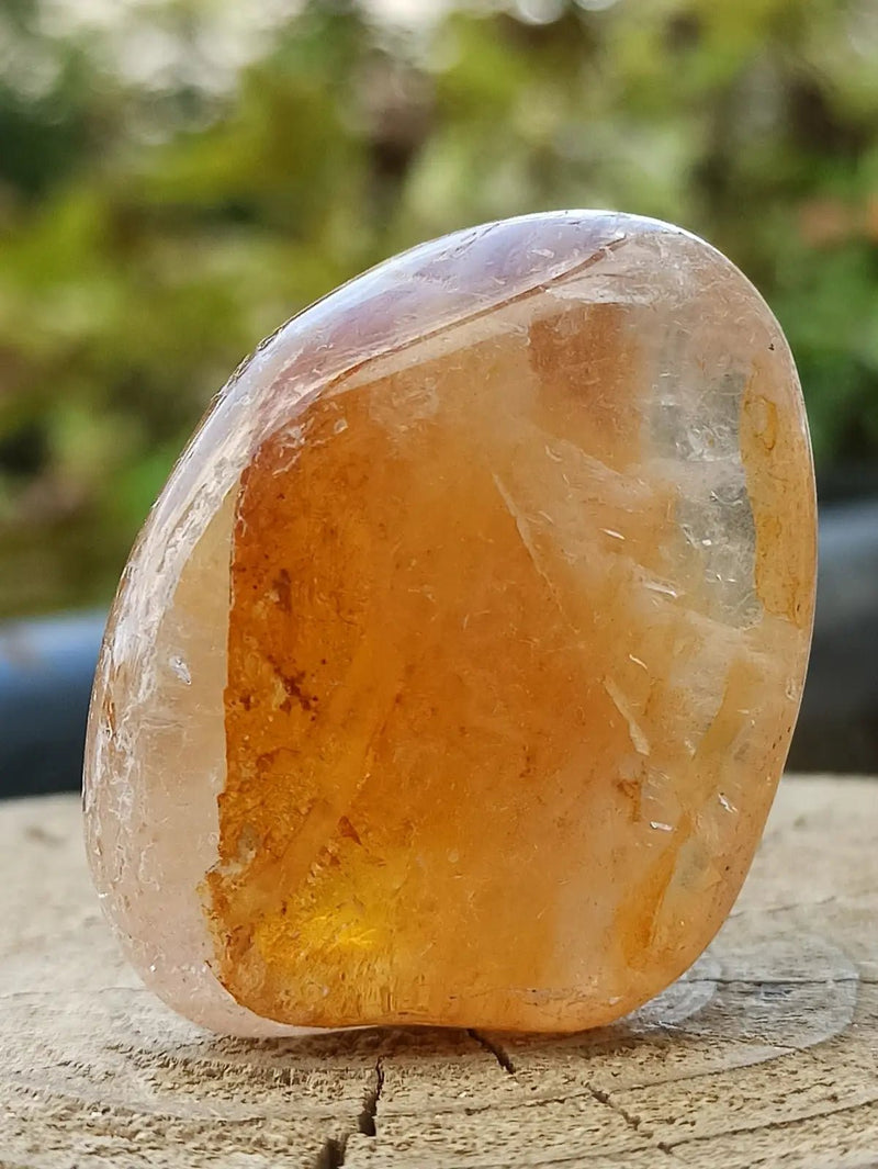 Load image into Gallery viewer, Quartz Hématoïde guérisseur du Brésil pierre roulée Grade A++++ Quartz Hématoïde guérisseur

