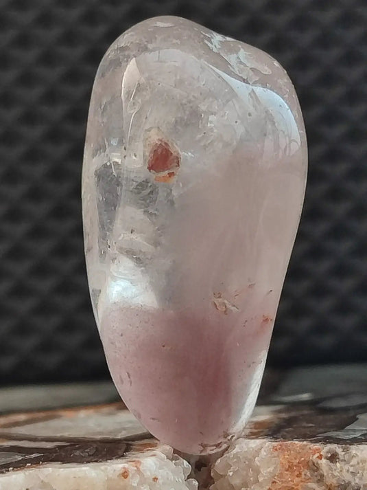 Quartz lithium du Brésil - Pierre roulée - Grade Prémium - Antistress et Lâcher prise Quartz Lithium du Brésil