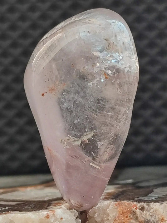 Quartz lithium du Brésil - Pierre roulée - Grade Prémium - Antistress et Lâcher prise Quartz Lithium du Brésil