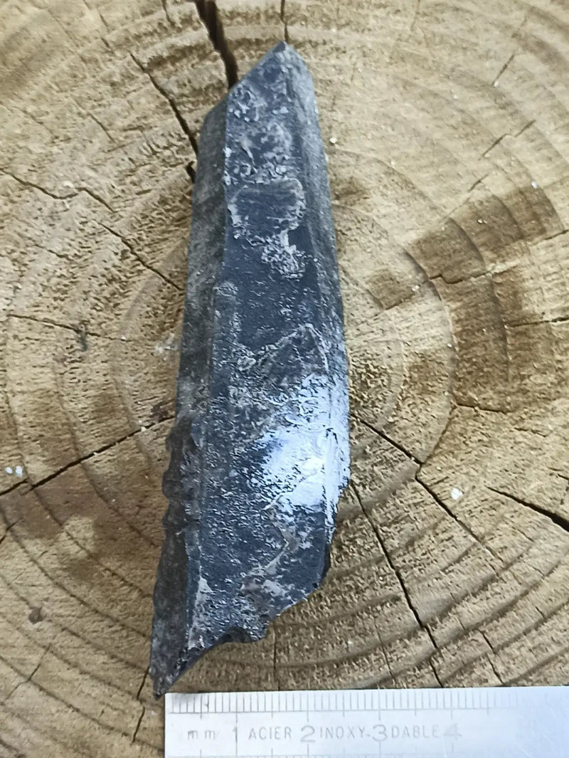 Load image into Gallery viewer, Quartz noir de Mongolie pointe brute Grade A++++ ’RARE’ Quartz noir de Mongolie
