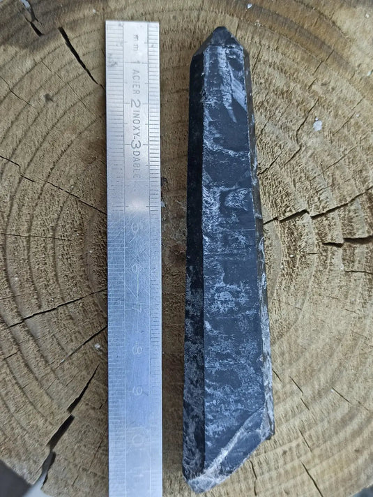 Quartz noir de Mongolie pointe brute Grade A++++ ’RARE’ Quartz noir de Mongolie
