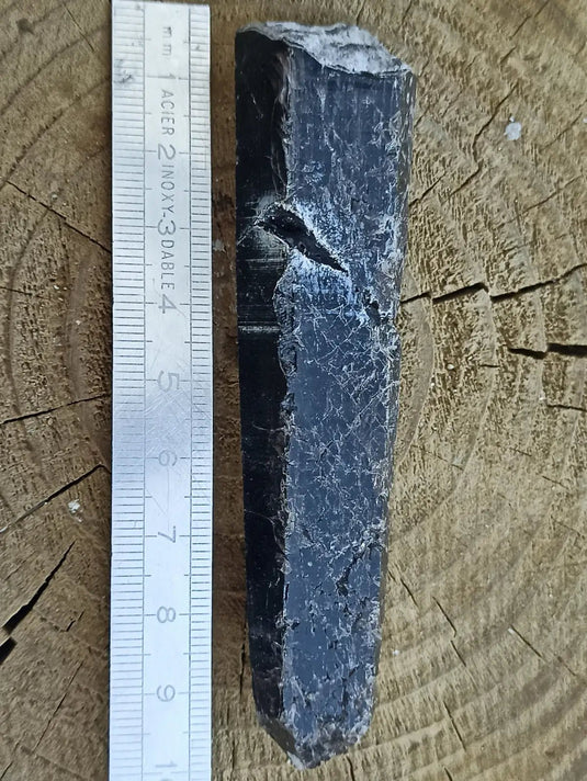 Quartz noir de Mongolie pointe brute Grade A++++ ’RARE’ Quartz noir de Mongolie