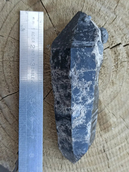 Quartz noir de Mongolie pointe brute Grade A++++ ’RARE’ Quartz noir de Mongolie