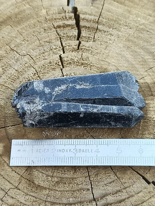 Quartz noir de Mongolie pointe brute Grade A++++ ’RARE’ Quartz noir de Mongolie