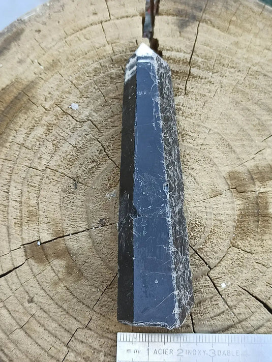 Quartz noir de Mongolie pointe brute Grade A++++ ’RARE’ Quartz noir de Mongolie