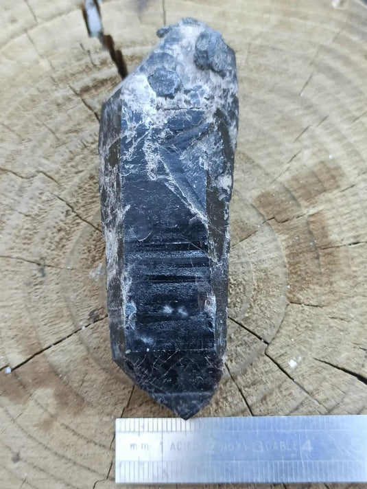 Quartz noir de Mongolie pointe brute Grade A++++ ’RARE’ Quartz noir de Mongolie