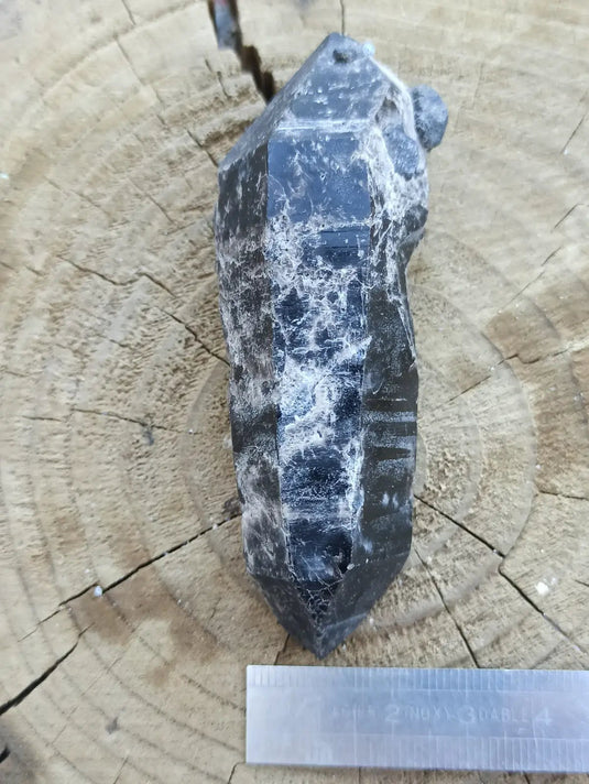 Quartz noir de Mongolie pointe brute Grade A++++ ’RARE’ Quartz noir de Mongolie