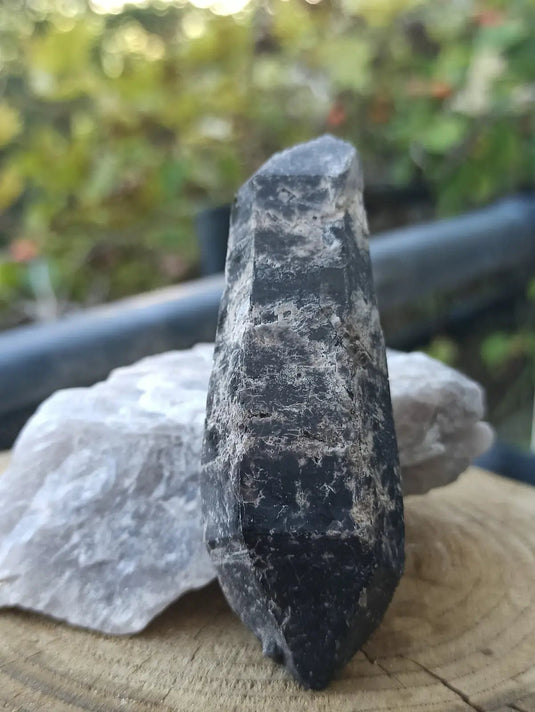 Quartz noir de Mongolie pointe brute Grade A++++ ’RARE’ Quartz noir de Mongolie