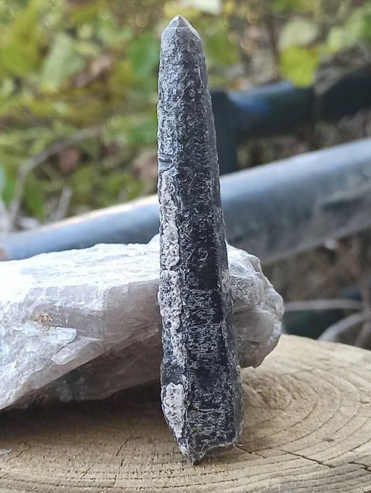 Quartz noir de Mongolie pointe brute Grade A++++ ’RARE’ Quartz noir de Mongolie