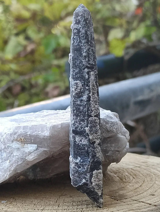Quartz noir de Mongolie pointe brute Grade A++++ ’RARE’ Quartz noir de Mongolie