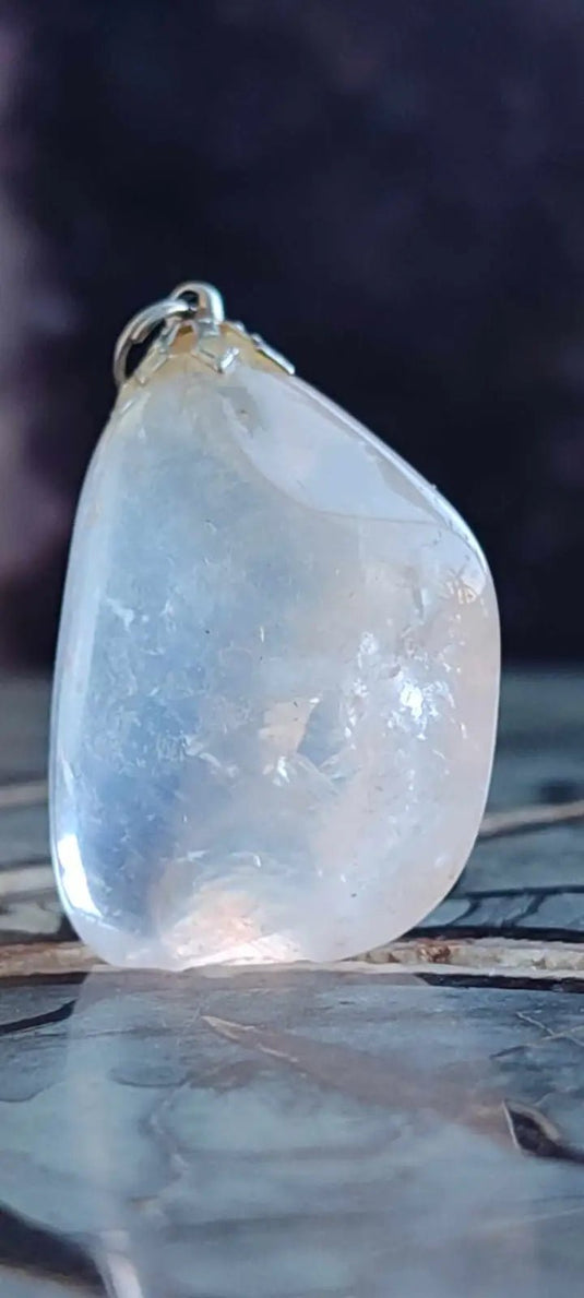 Quartz rose du Brésil pendentif Grade A++++ (fourni avec cordon) Bracelet en Quartz rose