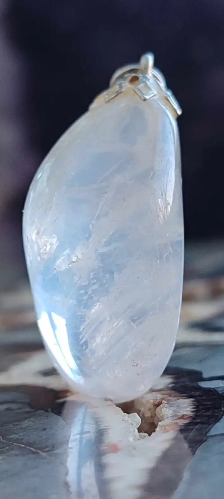 Load image into Gallery viewer, Quartz rose du Brésil pendentif Grade A++++ (fourni avec cordon) Bracelet en Quartz rose
