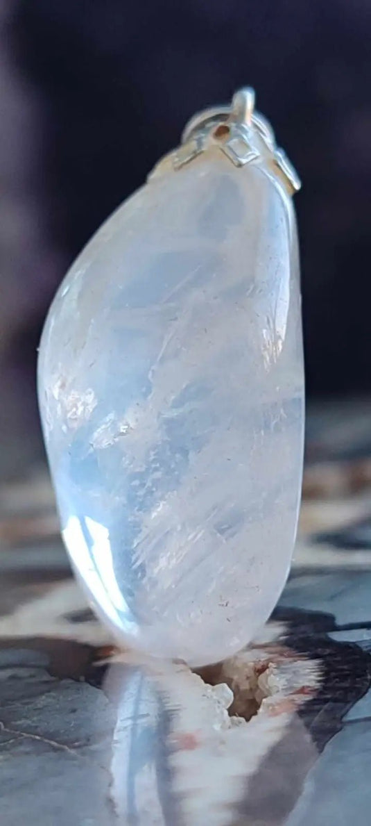 Quartz rose du Brésil pendentif Grade A++++ (fourni avec cordon) Bracelet en Quartz rose