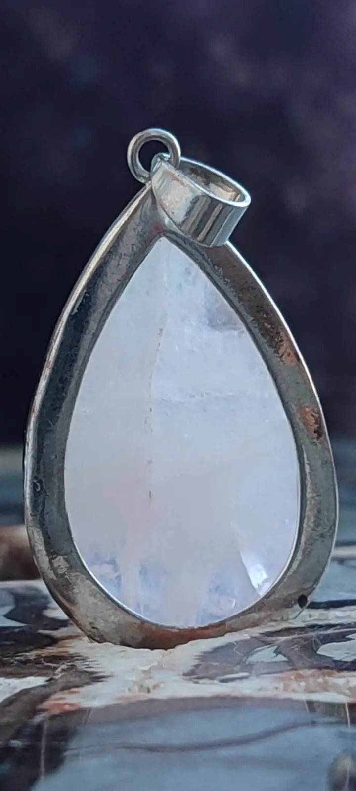 Load image into Gallery viewer, Quartz rose du Brésil pendentif monté sur argent 925 Grade A++++ Quartz rose pendentif
