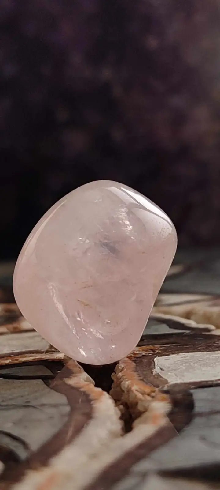 Load image into Gallery viewer, Quartz rose du Brésil pierre roulée Grade A++++ quartz rose pierre roulée
