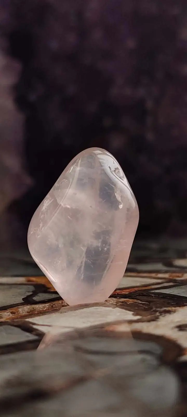 Load image into Gallery viewer, Quartz rose du Brésil pierre roulée Grade A++++ quartz rose pierre roulée
