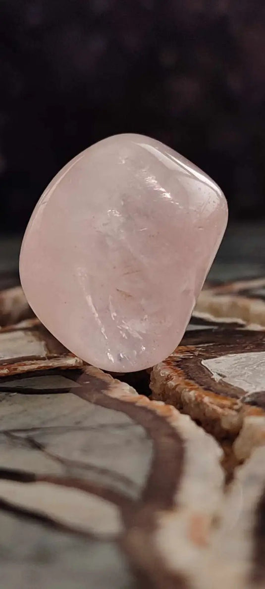 Quartz rose du Brésil pierre roulée Grade A++++ quartz rose pierre roulée