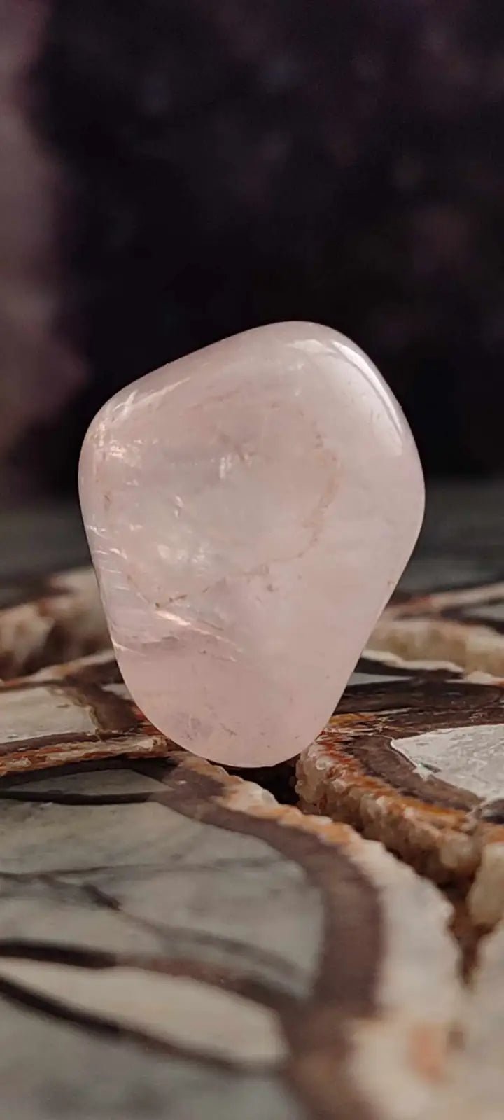 Load image into Gallery viewer, Quartz rose du Brésil pierre roulée Grade A++++ quartz rose pierre roulée
