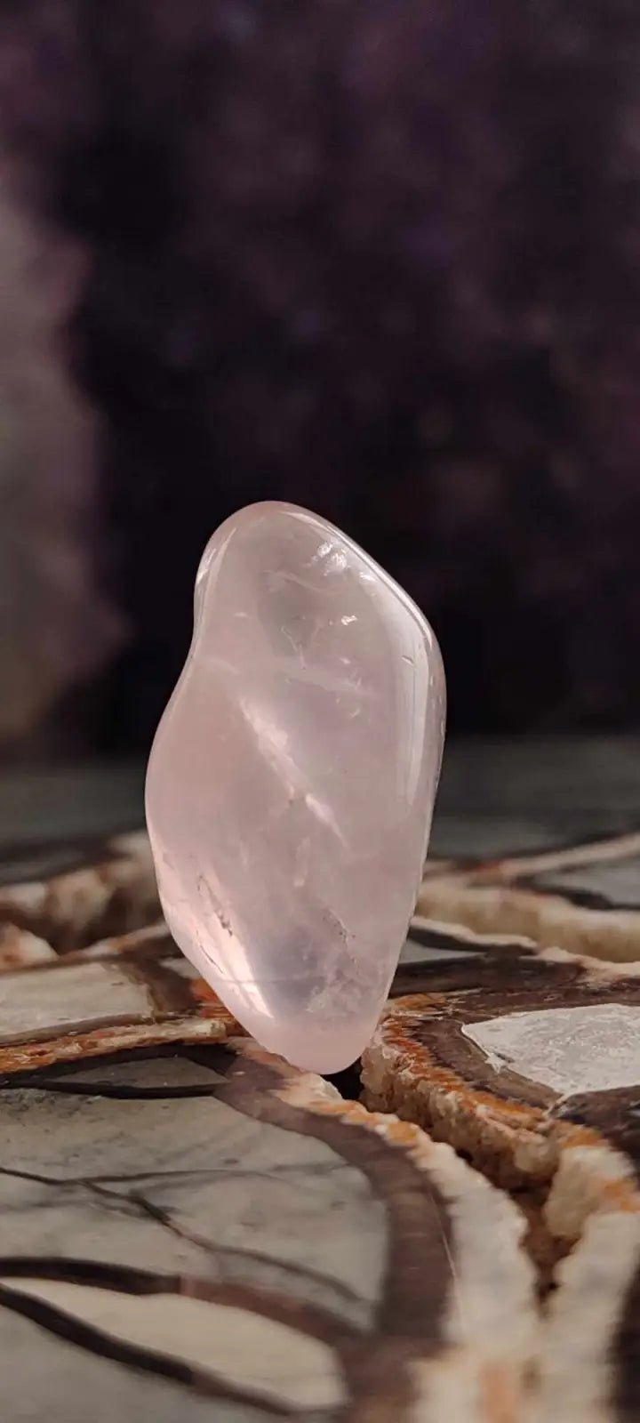 Load image into Gallery viewer, Quartz rose du Brésil pierre roulée Grade A++++ quartz rose pierre roulée
