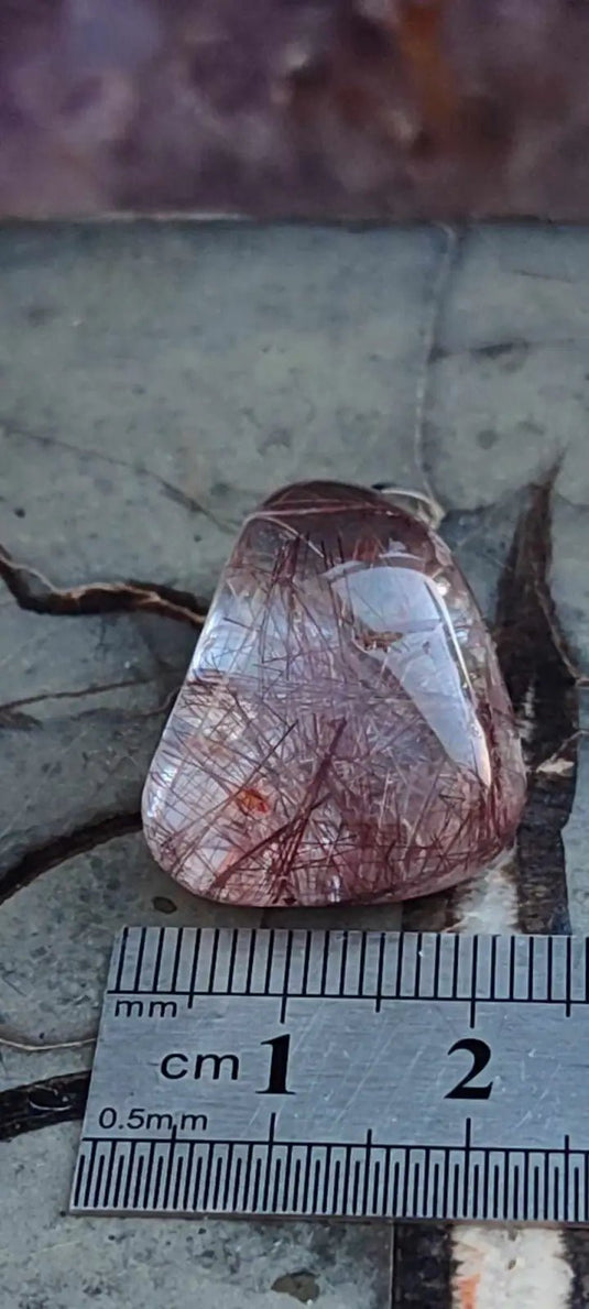 Quartz rutile du Brésil pendentif Grade A++++ Quartz rutile pendentif