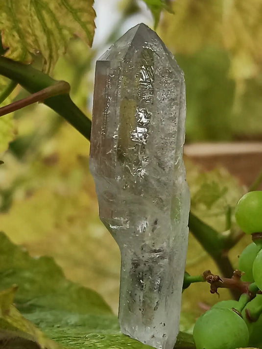 Quartz Sceptre Himalaya pointe brute Grade A++++ ’RARE’ Quartz Sceptre Himalaya