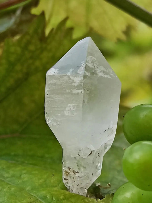 Quartz Sceptre Himalaya pointe brute Grade A++++ ’RARE’ Quartz Sceptre Himalaya