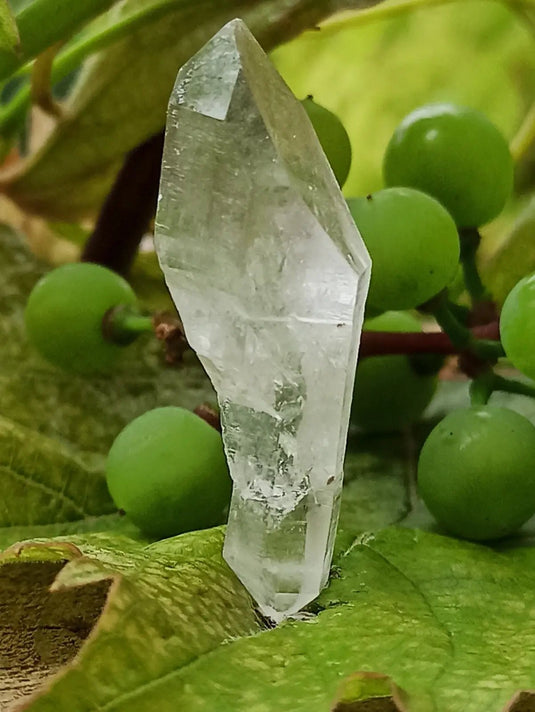 Quartz Sceptre Himalaya pointe brute Grade A++++ ’RARE’ Quartz Sceptre Himalaya