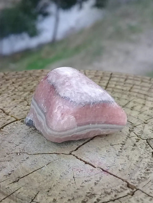 Rhodochrosite cristallisée du Mexique pierre roulée Grade A ++++ Rhodochrosite du Mexique cristallisée pierre roulée
