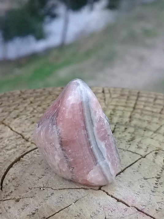 Rhodochrosite cristallisée du Mexique pierre roulée Grade A ++++ Rhodochrosite du Mexique cristallisée pierre roulée