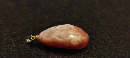 Rhodochrosite cristallisée du Pérou pendentif Grade ’Extra’ (fourni avec cordon) Rhodochrosite cristallisée du Pérou pendentif Grade ’Extra’