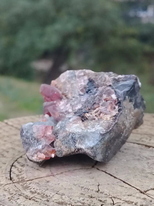 Rhodochrosite cristallisée du Pérou pierre brute Grade A ++++ Rhodochrosite cristallisée du Pérou