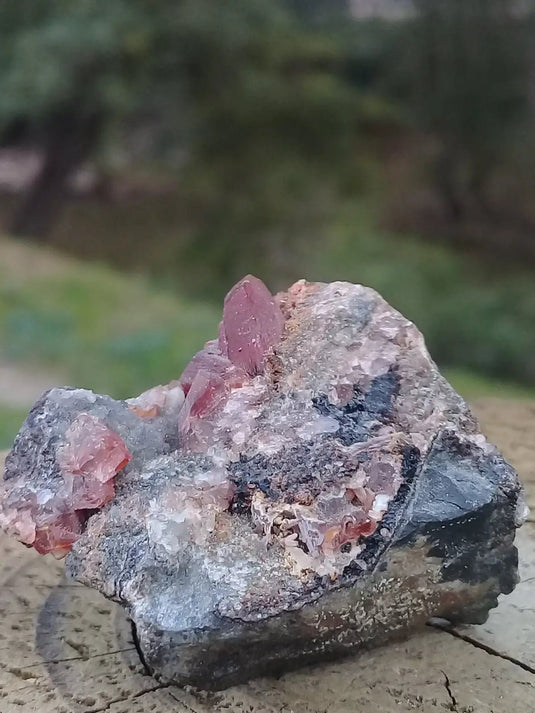 Rhodochrosite cristallisée du Pérou pierre brute Grade A ++++ Rhodochrosite cristallisée du Pérou