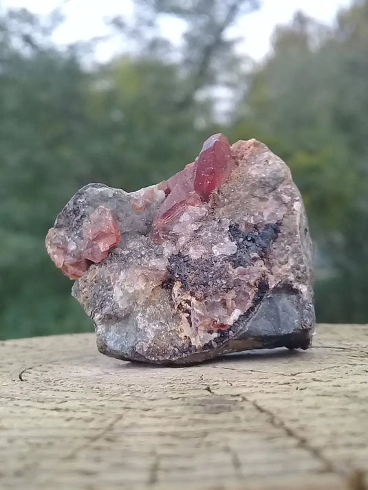 Rhodochrosite cristallisée du Pérou pierre brute Grade A ++++ Rhodochrosite cristallisée du Pérou